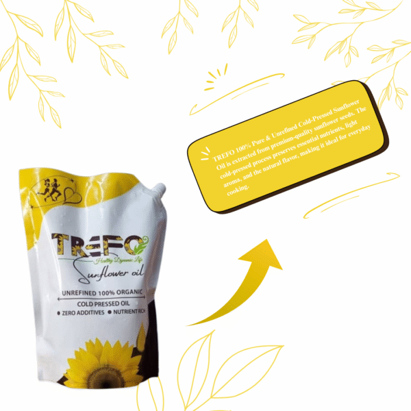 Cold-pressed sunflower oil