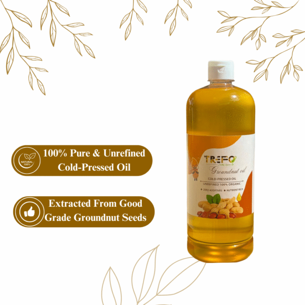 Cold-pressed good grade groundnut oil
